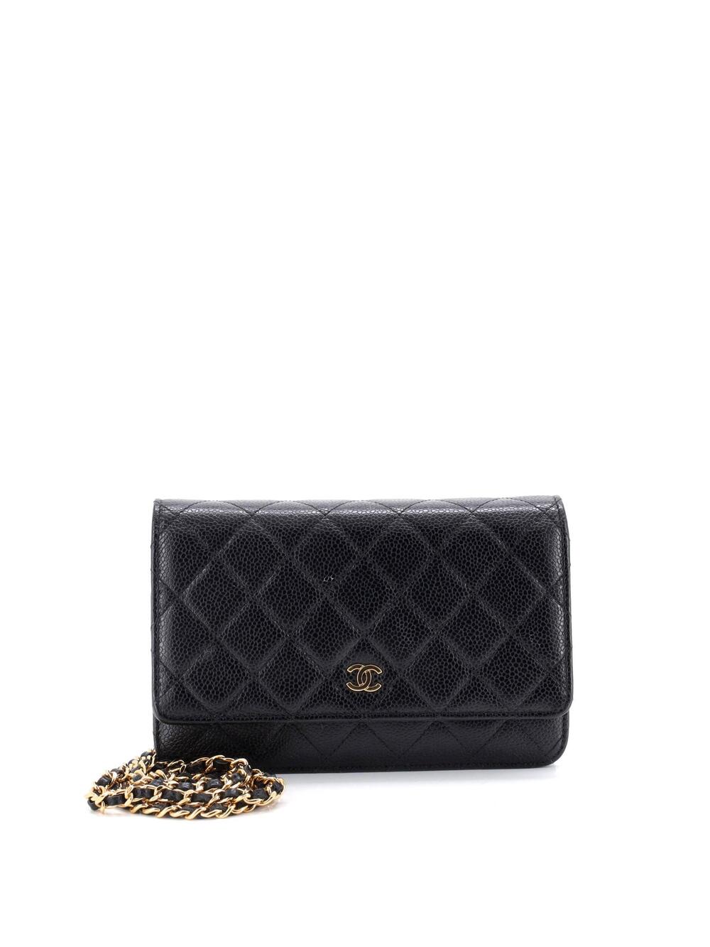 Chanel Wallet On Chain Quilted Caviar #230127C41B